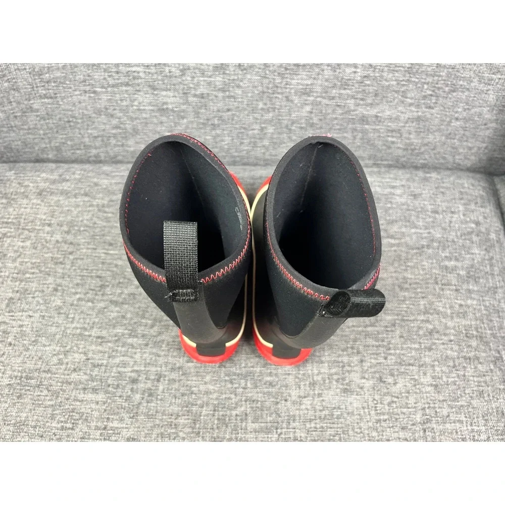 The Original Muck Boot Company Hale Kids Size 6 Black Red Waterproof Boots